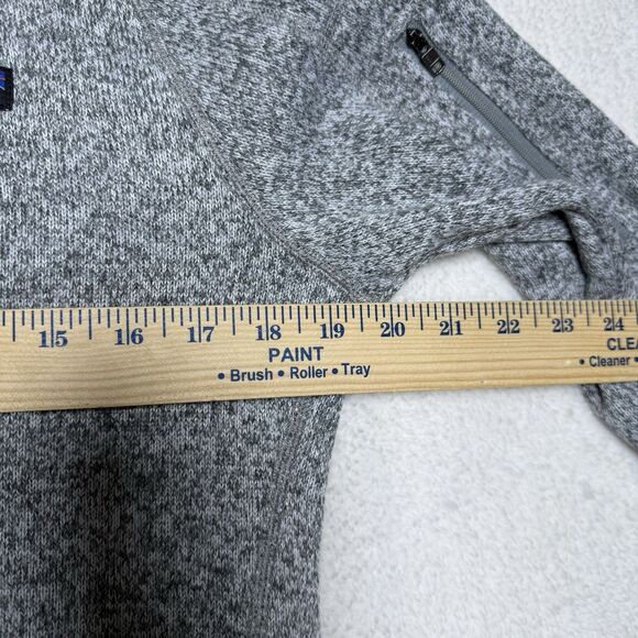 Patagonia Womens Better Sweater 1/4 Zip Fleece Pullover Size M Gray Gorpcore - Picture 6 of 7